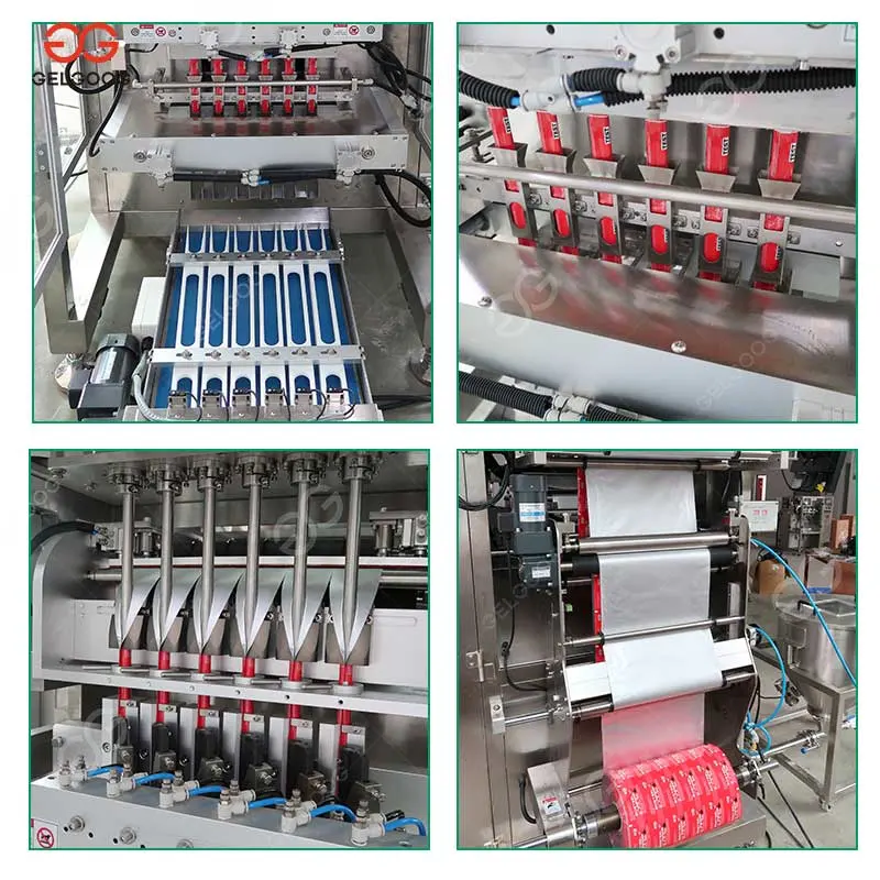 Factory Supplying Multi Lanes Tomato Sauce Ketchup Stick Packing Machine